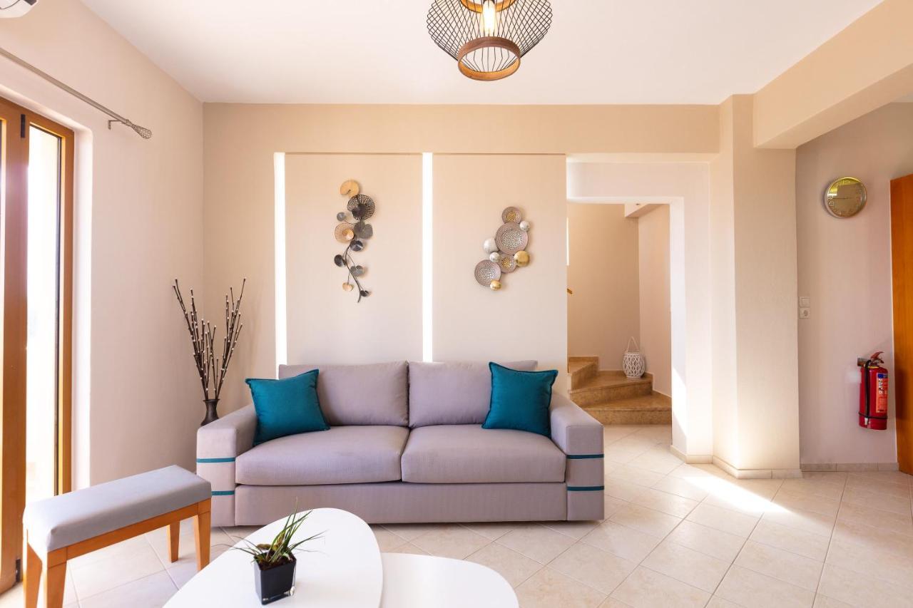Maroulas Villas Ioanna & Stavros, Private Pools, Bbq & Seaview, By Thinkvilla Kültér fotó