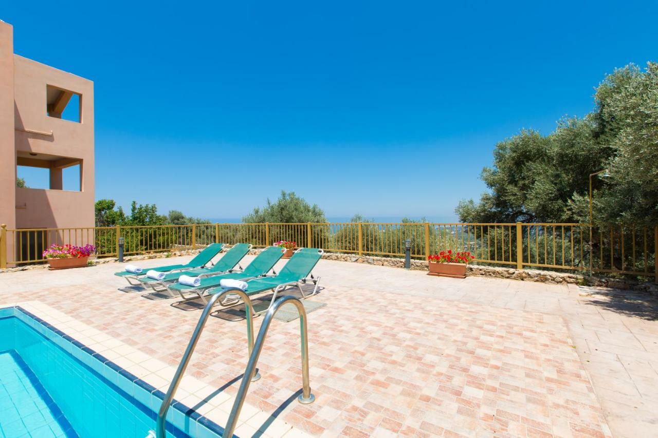 Maroulas Villas Ioanna & Stavros, Private Pools, Bbq & Seaview, By Thinkvilla Kültér fotó