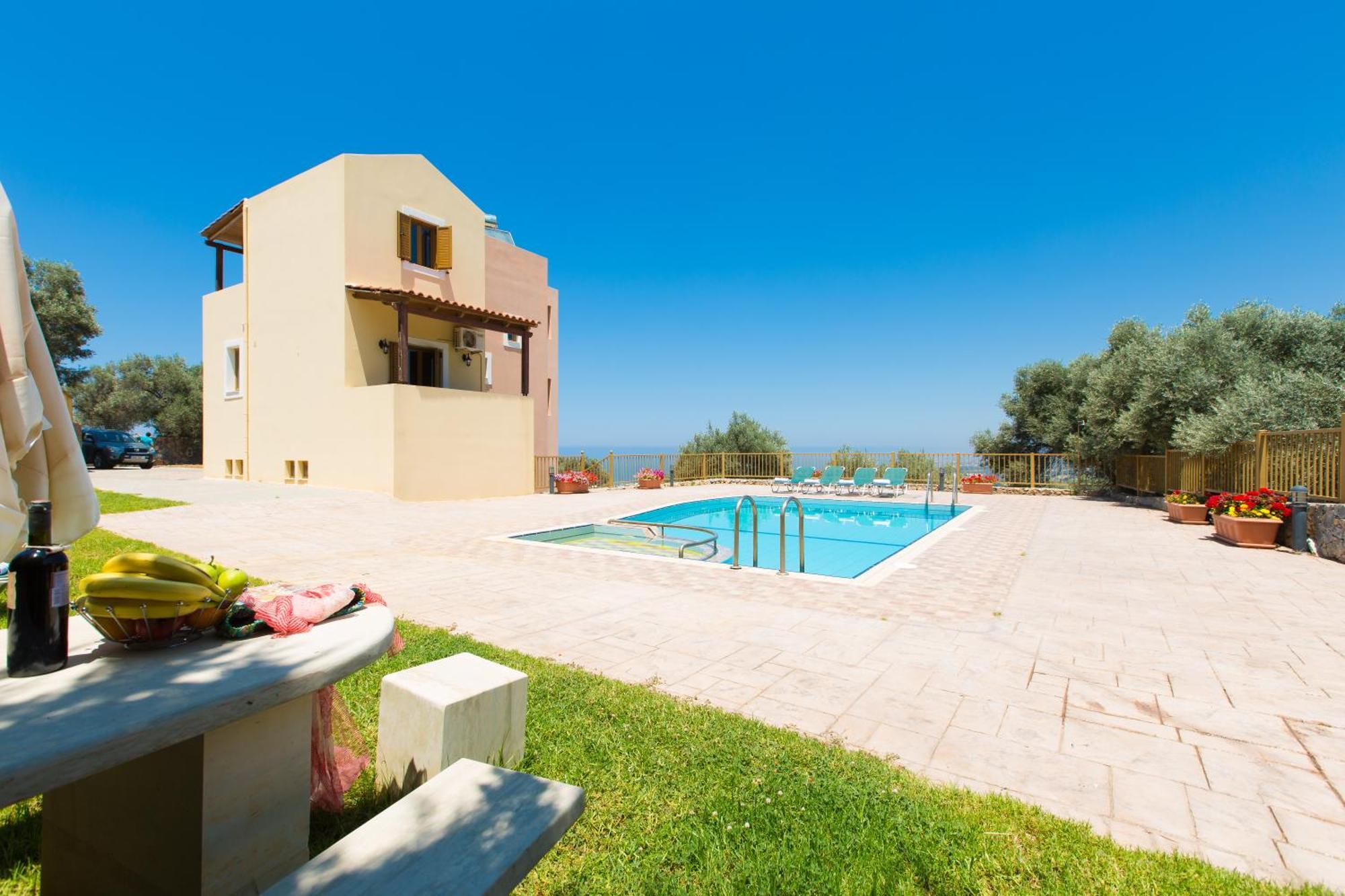 Maroulas Villas Ioanna & Stavros, Private Pools, Bbq & Seaview, By Thinkvilla Kültér fotó